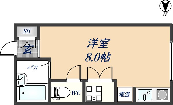 ブルージェつばきの物件間取画像